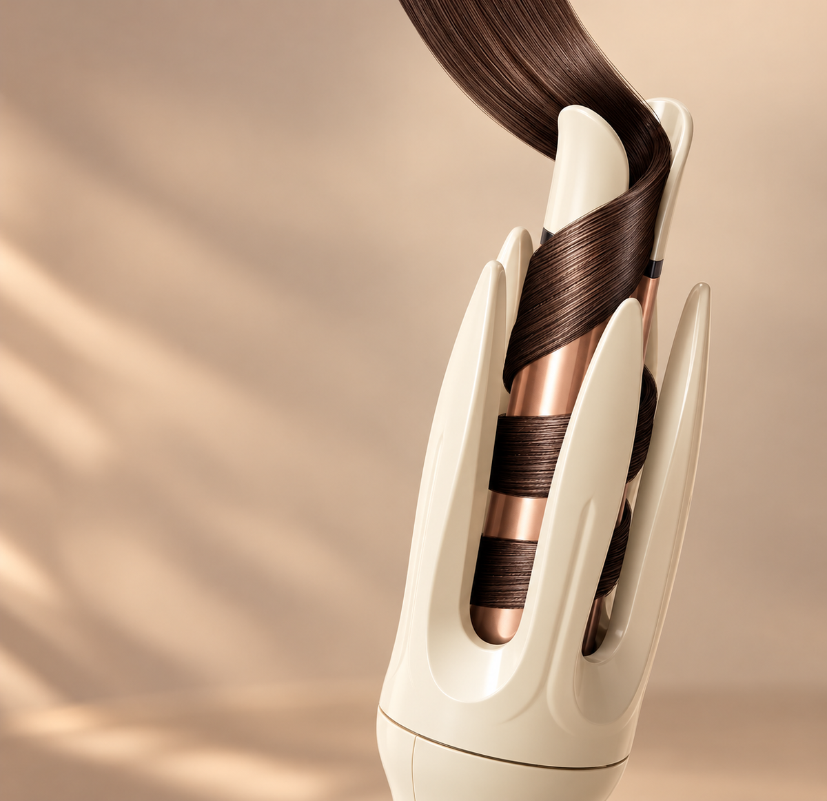 Automatic Rotating Hair Curling Wand with Ionic Tech