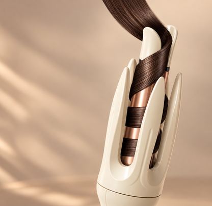 Automatic Rotating Hair Curling Wand with Ionic Tech